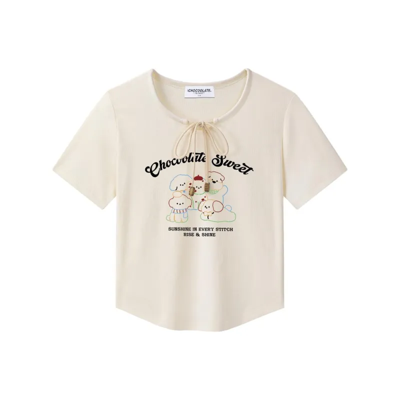  CHOCOOLATE T Shirt Women's IVX/Apricot-0