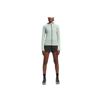 On Climate Zip Hoodie Jacket Women's Pebble Gray