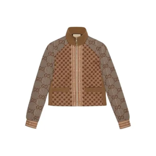 GUCCI Jacquard Jersey 'Coffee'