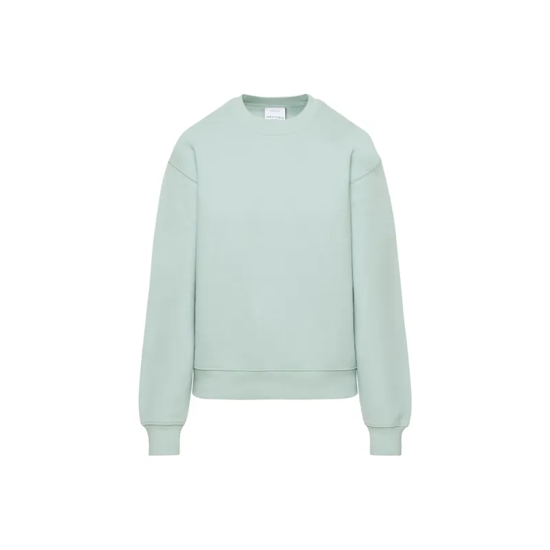 ARITZIA Sweatfleece Cozy Fleece Perfect Crew Sweatshirt Sweatshirt Women's Aquamarine Green/Aquamarine Green-0