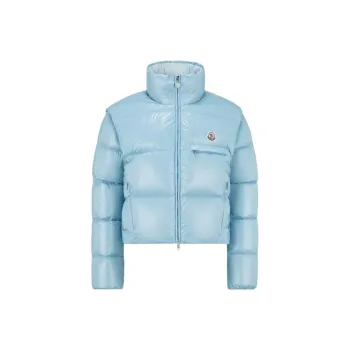 Moncler Down Jacket Women's Light Blue