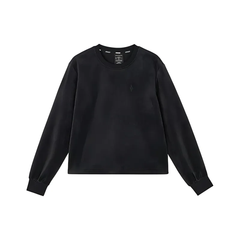 Skechers Diamond Series Sweatshirts Women's Carbon Black/0018-0