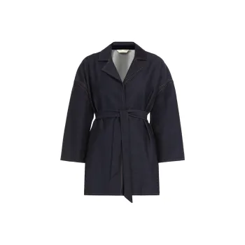 MaxMara Jackets Coats Women's Marine Blue