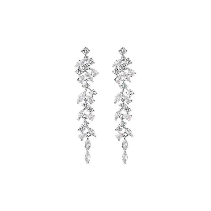 Lady Go S925 Silver Stud Earrings Women's-0