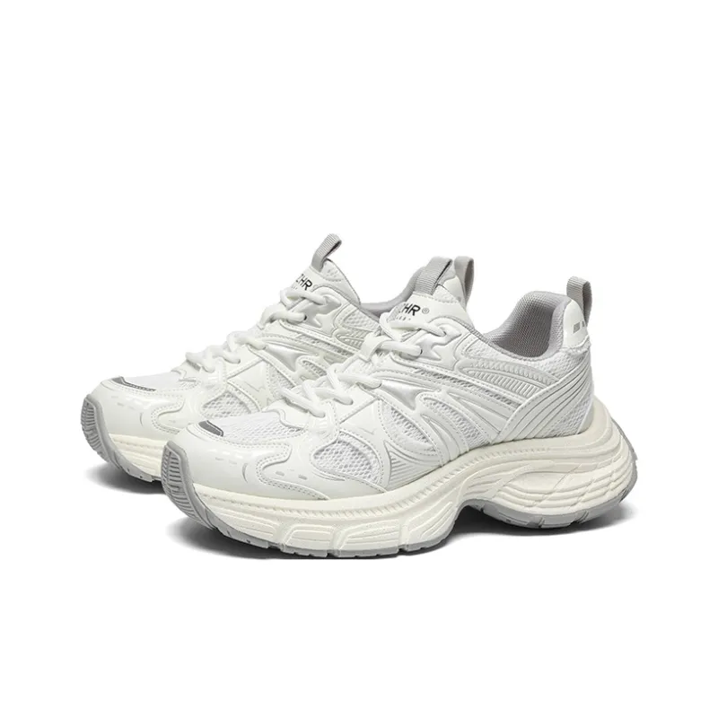 ZHR Chaser Of The Light Cushioning Abrasion Resistant Lightweight Height Increasing Mat Low Top Chunky Sneakers Women's-6