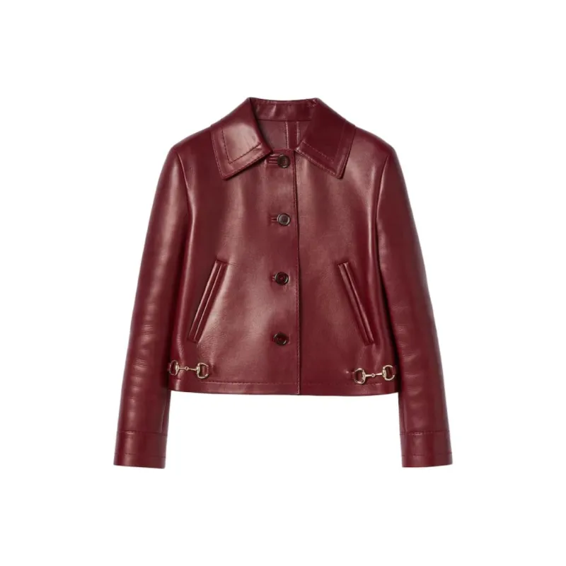 GUCCI Jackets & Coats Women's Red-0