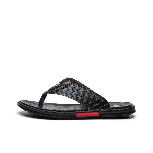 Qiandongmeili Rubber Sole Flip Flops Men's