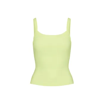 SKIMS SOFT LOUNGE SCOOP NECK TANK Camisole Women's LEMONADE/Lemon