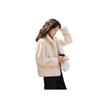 Mo Han Yi Mei Jackets Coats Women's Ecru