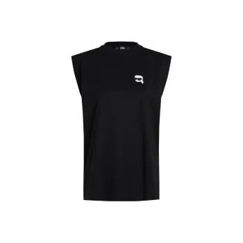 KARL LAGERFELD / Karl Lagerfeld Jeans Ikon Appliqué detail Tank Top