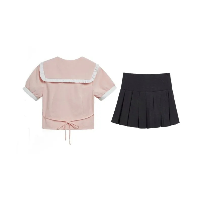 DOSOHEB Two Piece Skirt Sets Women's-1