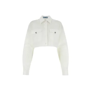 PRADA Button Up Cropped Shirt