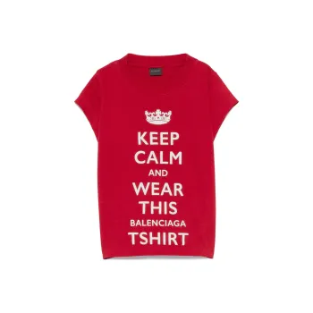 Balenciaga Slogan print T shirt