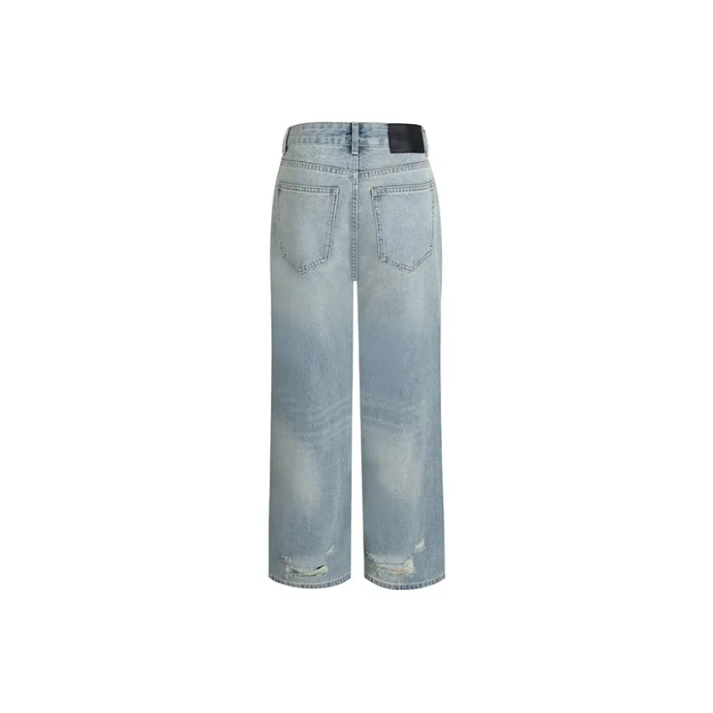 LIUREGALI Jeans Women's Light Blue-1