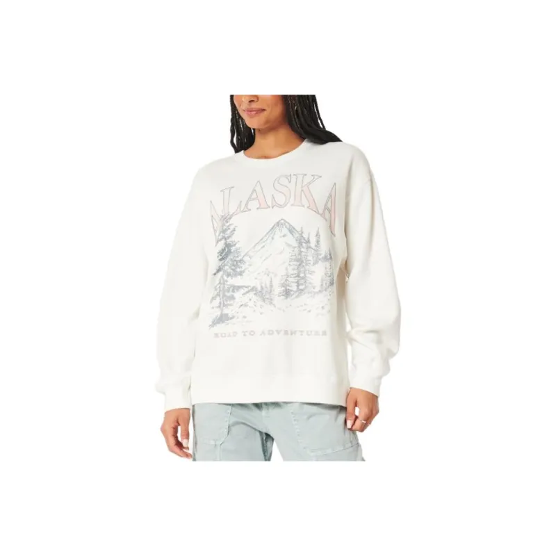 Hollister Sweatshirts Women's White-0