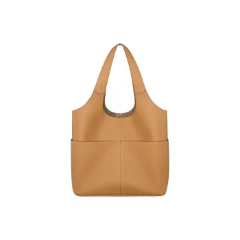 DIOR Cow Leather One Shoulder Handbag Men's Brown