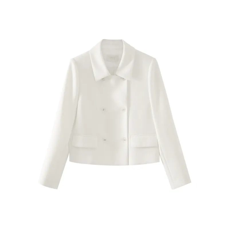 YALIDA Jackets Coats Women's White-0