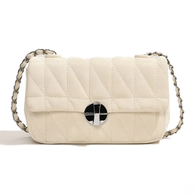 HCXK PU Shoulder Bag, Crossbody Bag Regular Women's Pink/Blue/White/Silver/Black-26