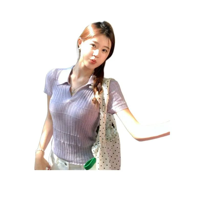 SUSANSAN T Shirt Women's Taro Purple-2