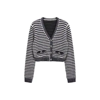 Bebe FW23 Knitwear Women's Black White