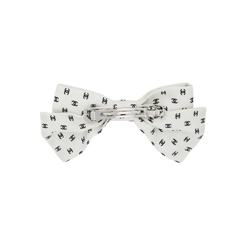 CHANEL   Hair Clips Unisex White-1