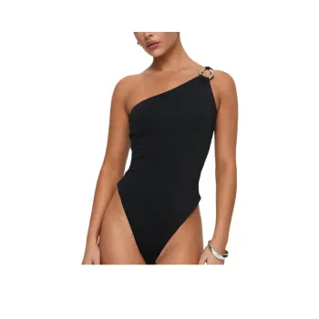 PRINCESS POLLY TALIJA ONE SHOULDER BODYSUIT Bodysuits Women's BLACK/Black