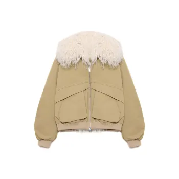FIRELADY FUR Jackets Coats Women's Khaki
