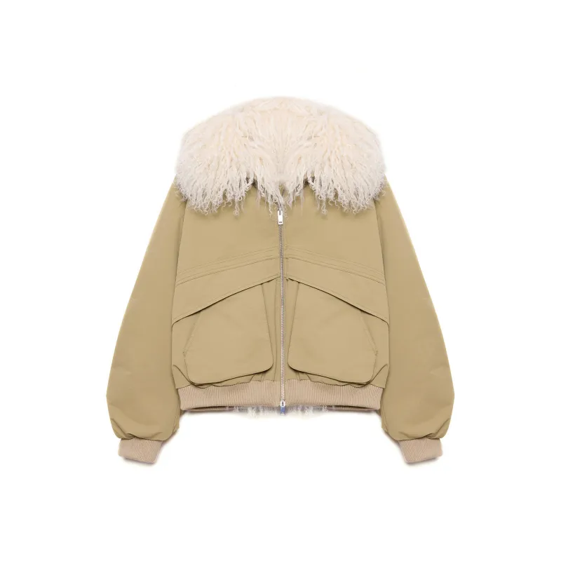 FIRELADY FUR Jackets Coats Women's Khaki-0