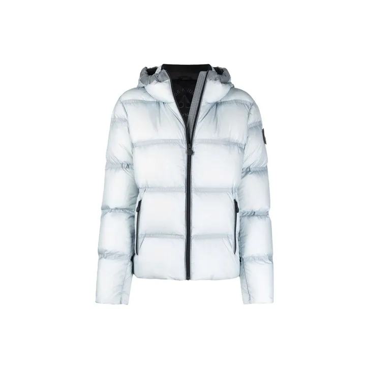 Moose Knuckles Down Jackets Women's Silvery White-0