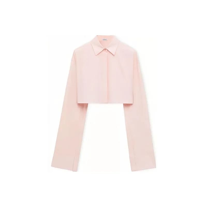 LOEWE Cropped Shirt 'Cotton Candy'-0