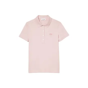 LACOSTE Polo Shirt Women's Light Pink
