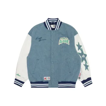 Aape Logo embroidered Varsity Jacket