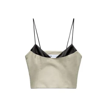 ZARA Camisoles Women's Green