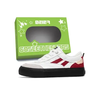 BEIER Low Top Skateboard Shoes Women's Red Apple