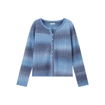 UNIQLO Knitwear Women's Gray Blue