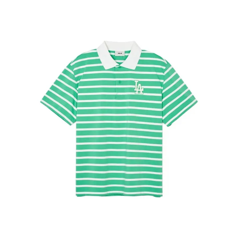 MLB Los Angeles Dodgers Polo Shirt Women's Yellow Green-0