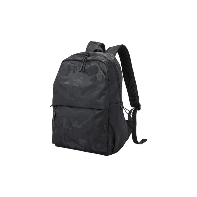 DOSRFINI Oxford Backpack Unisex Black/Camouflage/Light Gray-4
