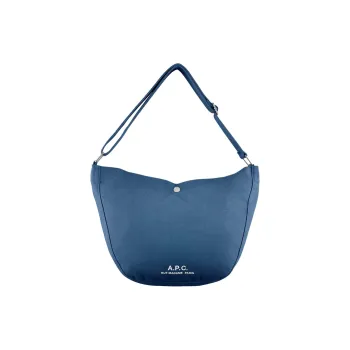 A.P.C Cotton With Polyester Shoulder Bag Women's Blue