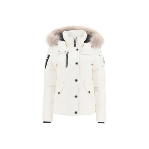 Moose Knuckles Down Jackets Women's Milk White