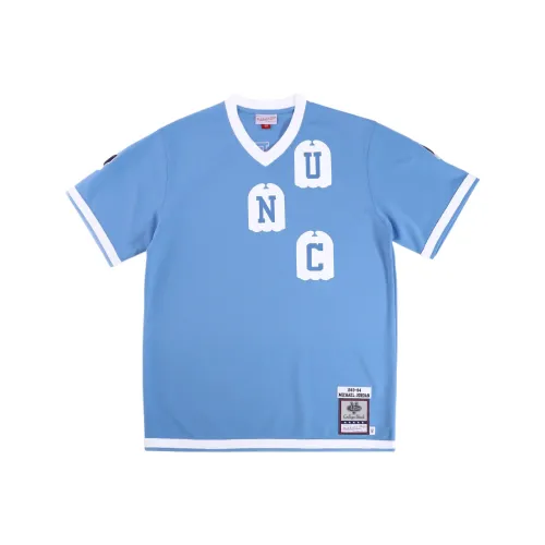 Mitchell & Ness NCAA Shooting Shirt Michael Jordan Basketball Jersey Unisex Blue