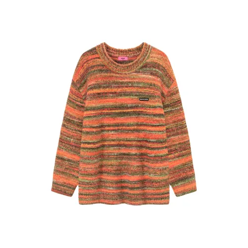 CHUU Knitwear Women's Rainbow Stripes