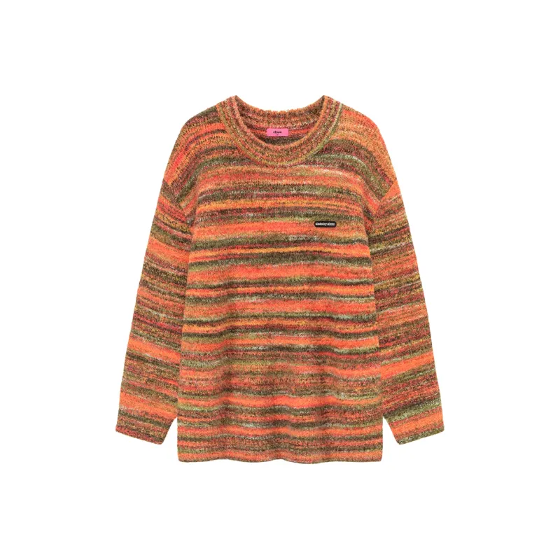 CHUU Knitwear Women's Rainbow Stripes-0