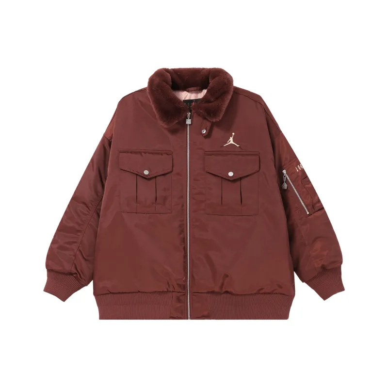 Jordan Jackets Women's Burgundy-0