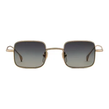 GUCCI Metal Square Sunglasses Men's Brown