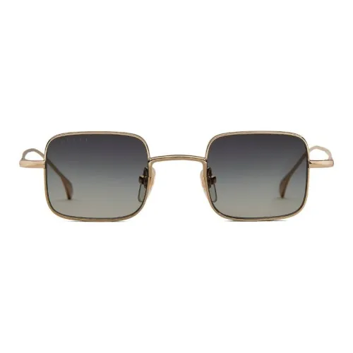 GUCCI Metal Topeka Sunglasses Men's Brown