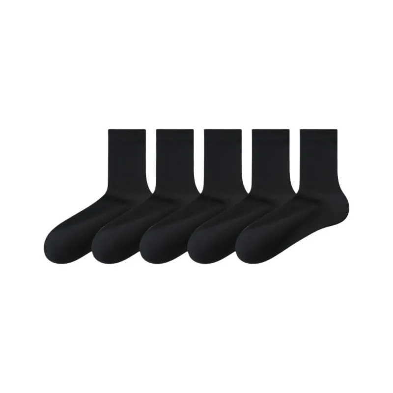 Temooues Mid Calf Socks Men's 5 Pack-6