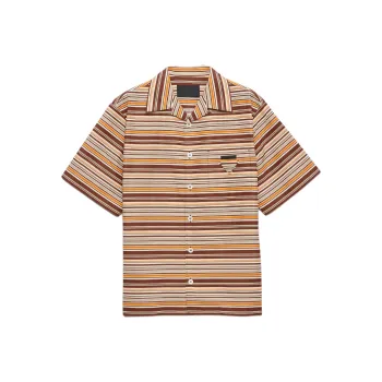 PRADA Striped Bowling Shirt