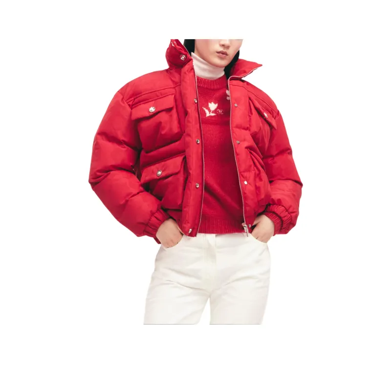 CHANEL NEIGE Ski Series 24 Fall And Winter Jackets Coats Women's Red-0