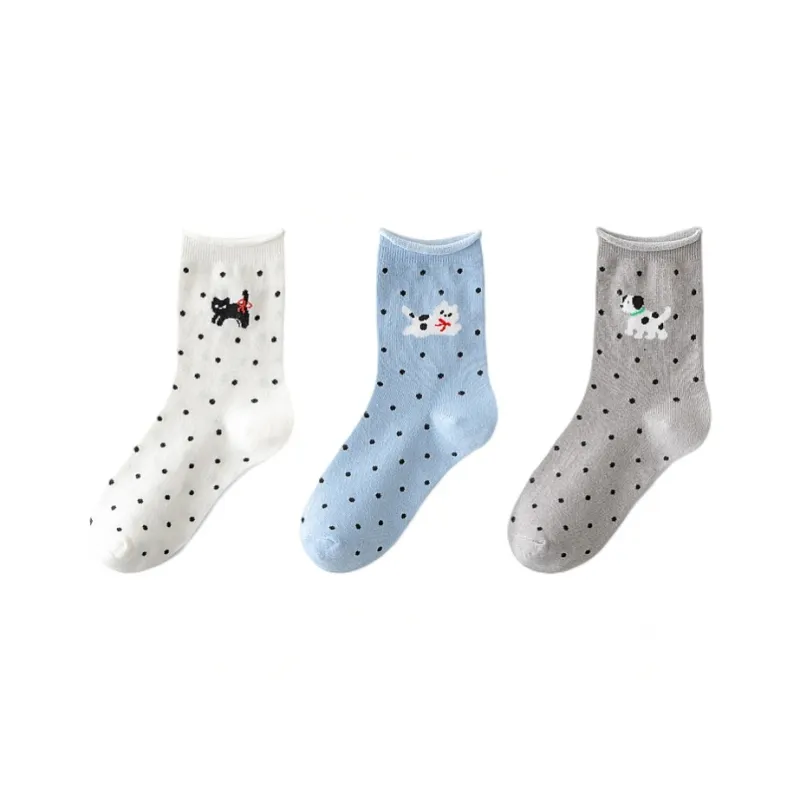H YXIANG Mid Calf Socks Women's Combo Set-6