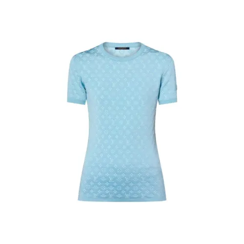 LOUIS VUITTON SS24 Knitwear Women's Light Blue